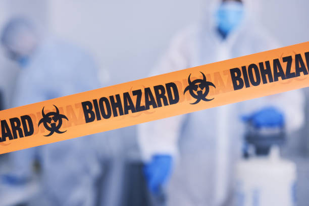 Professional Biohazard Cleanup technician working in Merritt Island, FL